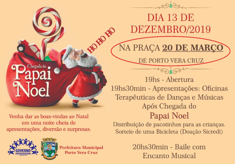 Chegada do Papai Noel